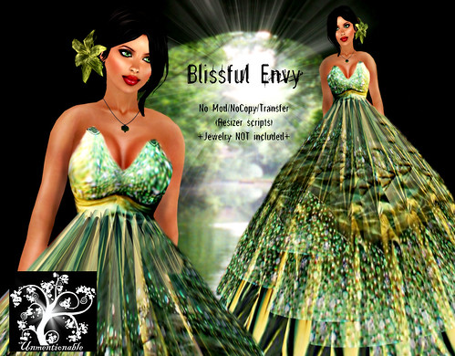 ! Unmentionable - Blissful Envy Gown | New @ my Shop Unmenti… | Flickr