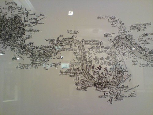 Wapping in cartoon form (Patrick Walker), London Art Fair | by mafunyane_pics