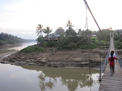 Batang Rejang River  42 - Punan Bah from across the river