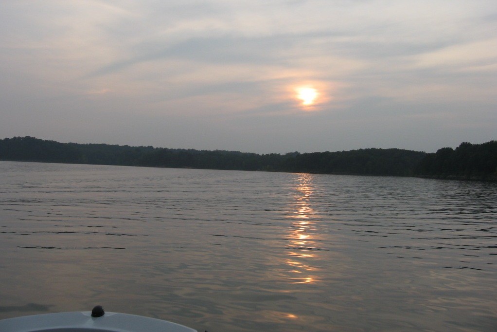 On Evening Boat Patrol at Barren River Lake