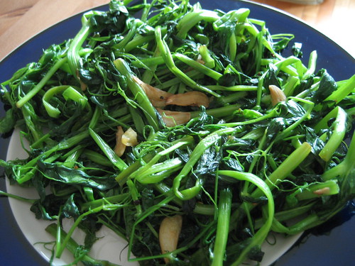pea shoots | by urbanfoodie33