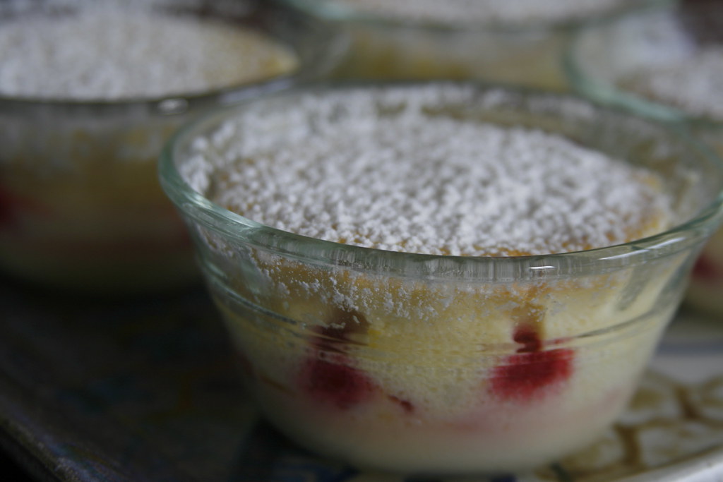 Meyer Lemon & Raspberry Custard Cakes | These are from a rec… | Flickr