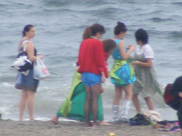 MErmaids on the beach - Mermaid Parade 2009