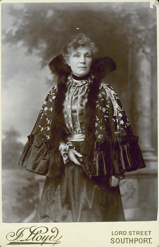Woman wearing an opera cape, 1898 | by Powerhouse Museum Collection