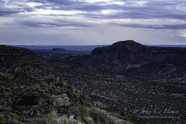 Dusk, White Rock, New Mexico