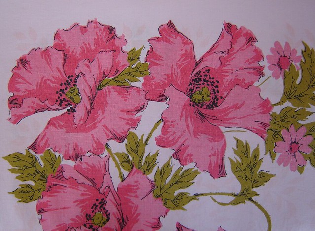 Pink Floral Linen