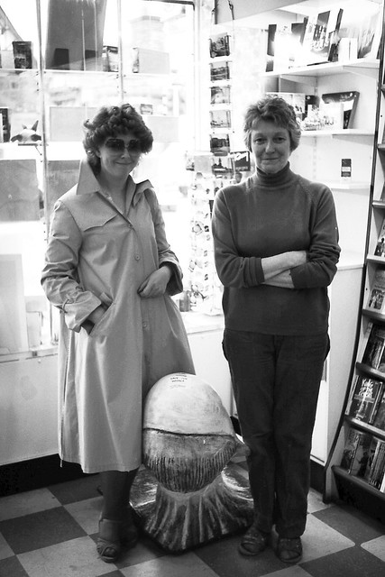 Dorothy and Elsie with the Whale - HW Luxton circa 1981