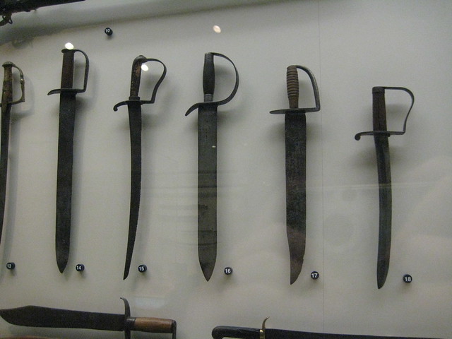 Five Confederate Knives/Short Swords