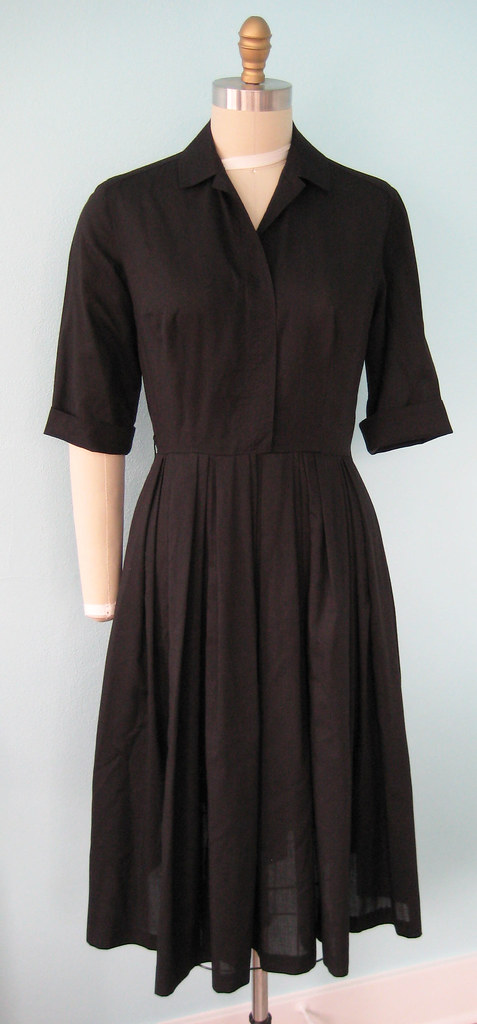 basic black shirtwaist dress | lulubliss | Flickr