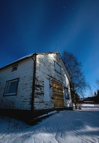 Patched House Under The Big Dipper by Joni Niemelä