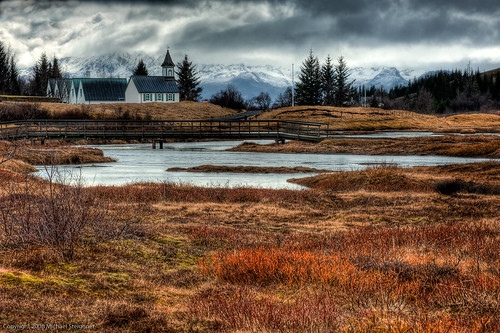 Church in Pingvellir National Park - Iceland by MDSimages.com