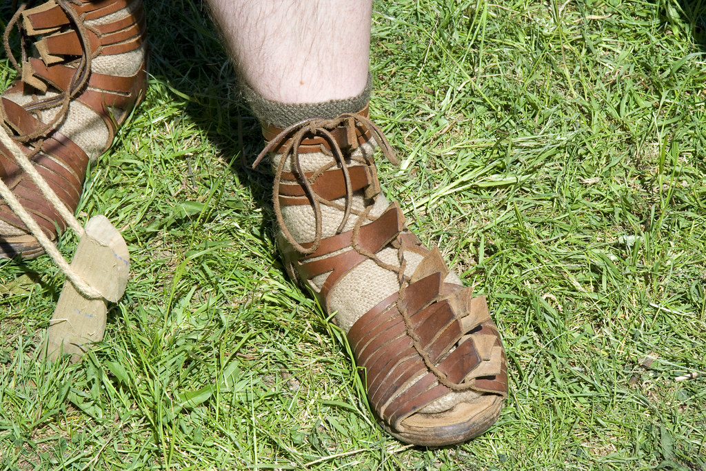 Roman shoes | www.vicus.org.uk | Claire Smith | Flickr
