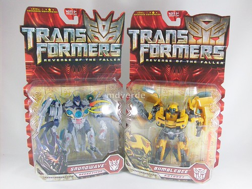 Transformers Soundwave y Bumblebee RotF Deluxe - cajas | Flickr