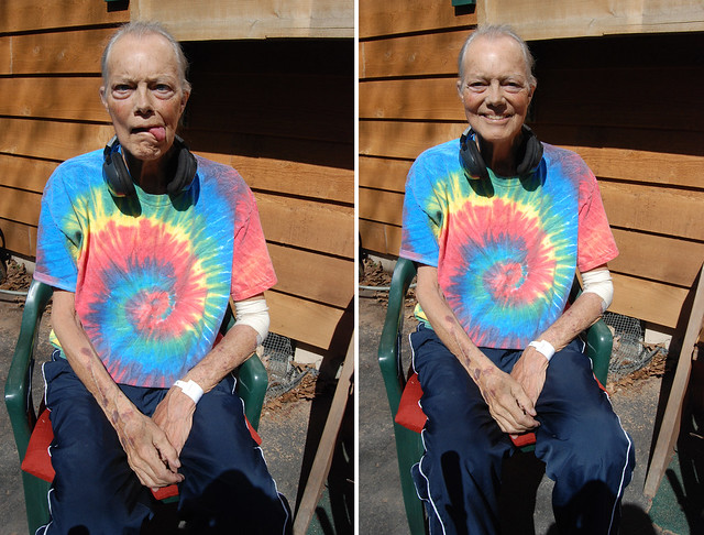 Tie Dyed Dad (A Diptych!)