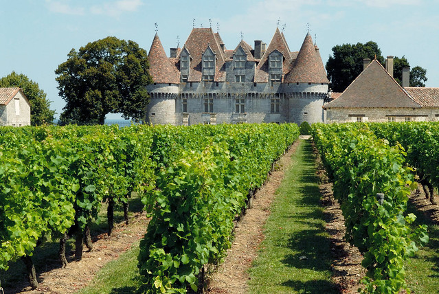 Le château de Monbazillac et ses vignes - Bergerac - Aquitaine