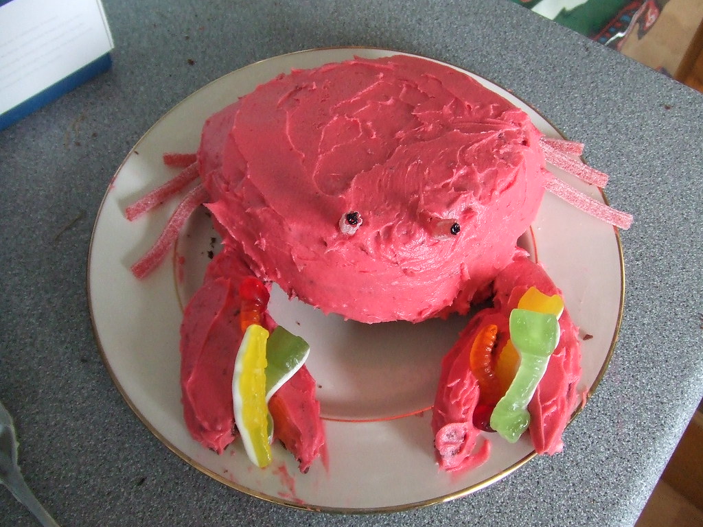 Happy Birthday Blue Glitter Cake Topper Big Crab Picks Under The Sea Theme  Decorations Baby Shower Birthday party Decor Supplies - - | Walmart Canada