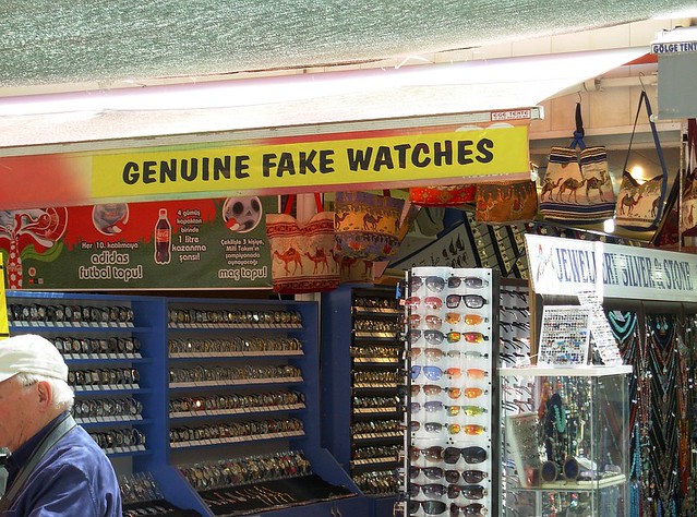 Genuine Fake Watches, Ephesus, Turkey.