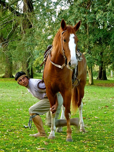 Gaucho near San Antonio de Areco, Argentina