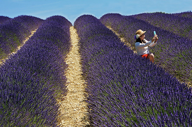 Selfie en Provence ...