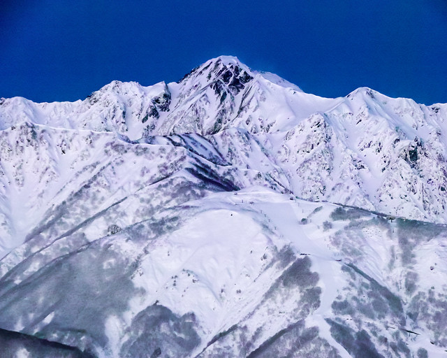 White mountain peak