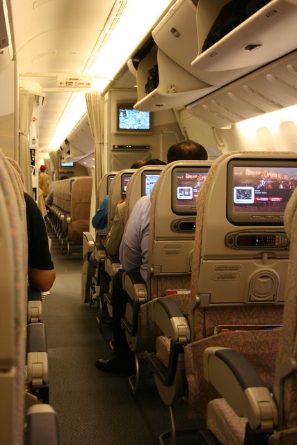 Emirates Economy Class Cabin Boeing 777-300ER