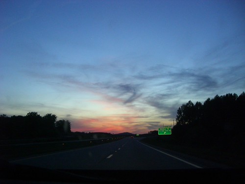 Sunset by kschlot1, On the Watson-Brame expressway on the way into Wilkesboro.merlefest merlefest2010 mf2010
