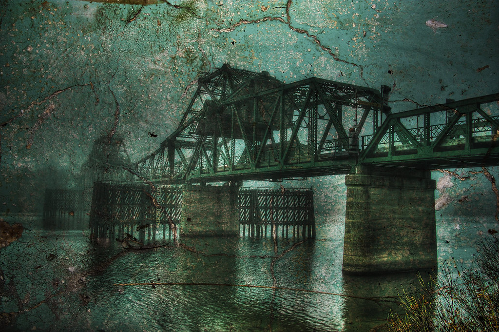Freeport Bridge | Applied a texture on a photo from the arch… | Flickr