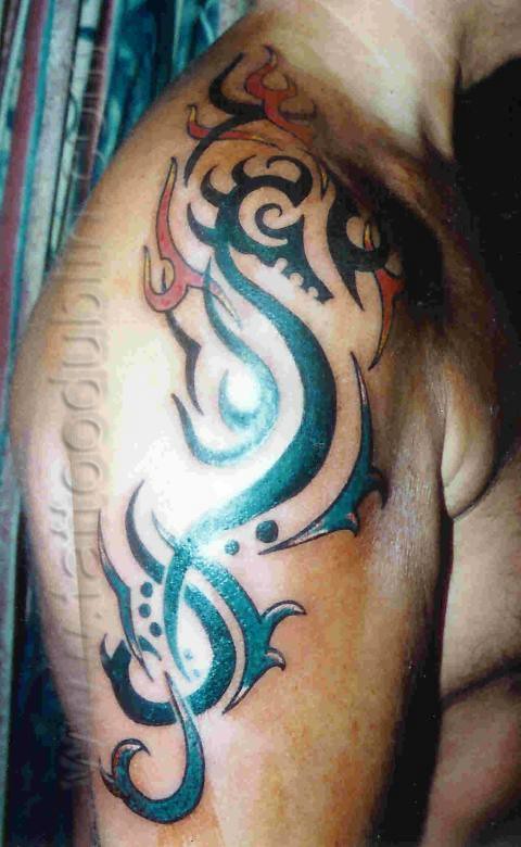 seahorse tribal tattoo | something different again, he asked… | Flickr