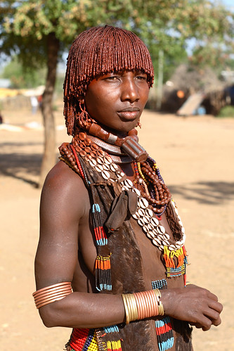 Ethiopia, Hamer woman by Dietmar Temps