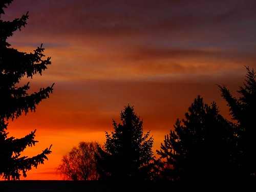 morning light red sun sunrise dawn rise sonnenaufgang chemnitz wittgensdorf