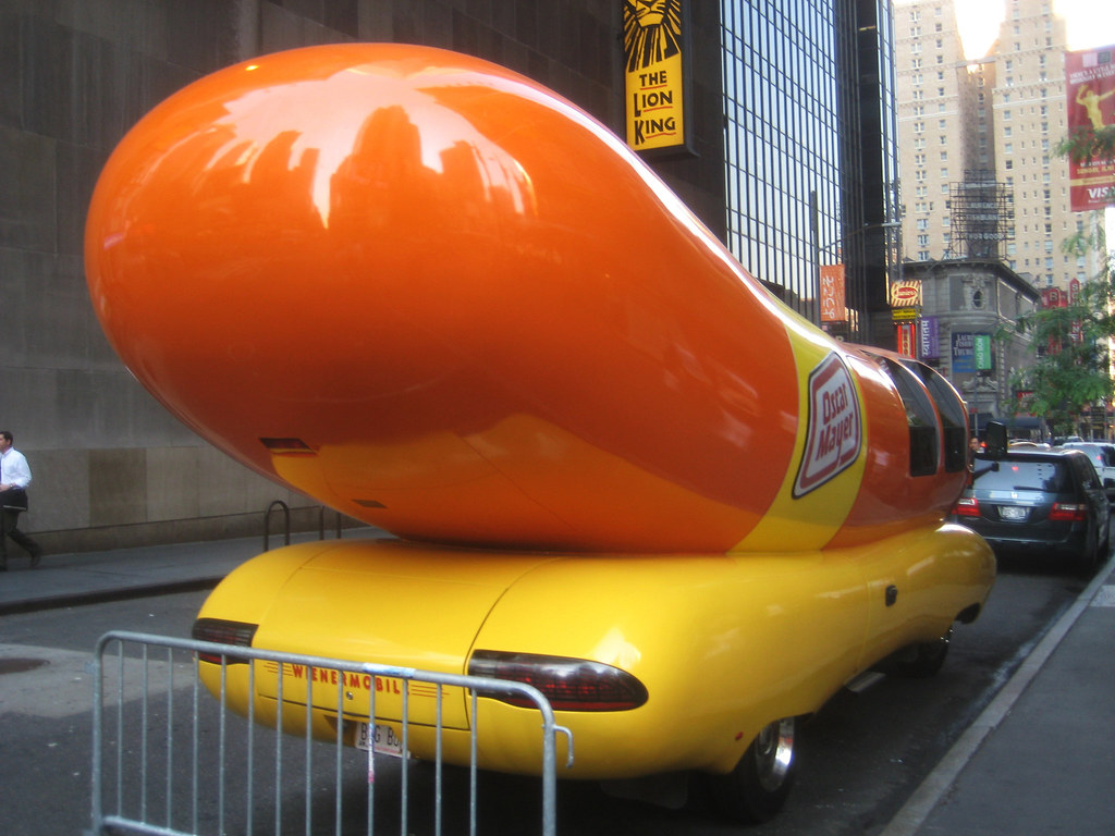 Procheese Car 2008 Weiner Mobile Oscar Mayer Times Square NYC 5602 | Flickr