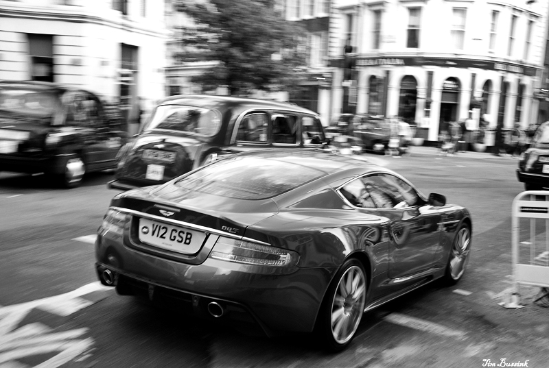 Aston Martin DBS in action - London [Explored]