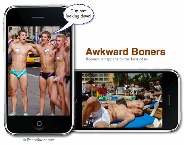 Awkward Boners iPhone App There should be an app for that!. 