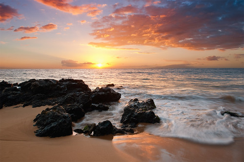 sunset beach hawaii maui pacificocean wailea nikon2470mm nikond700