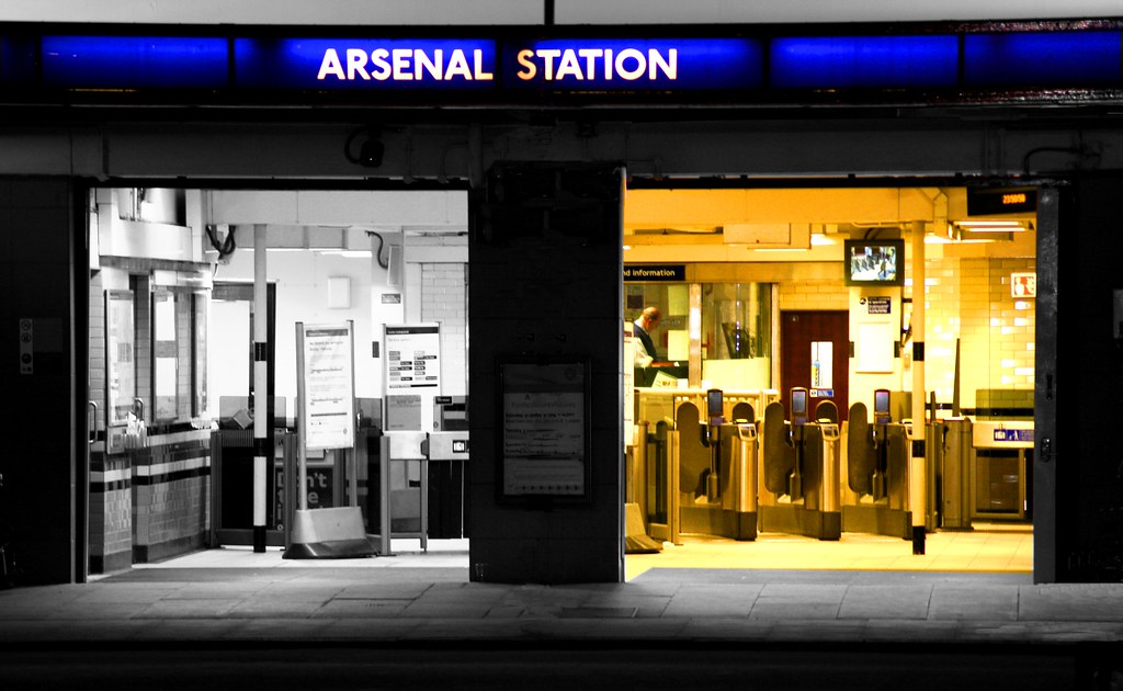 Arsenal Underground 3 Blue n Gold | Andrea Kennard | Flickr