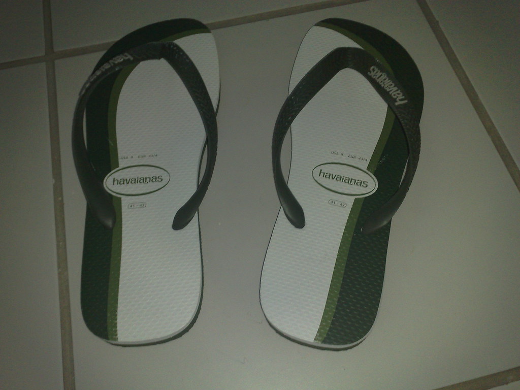 My brand new slippers, ready to slip down to the beach! | Flickr