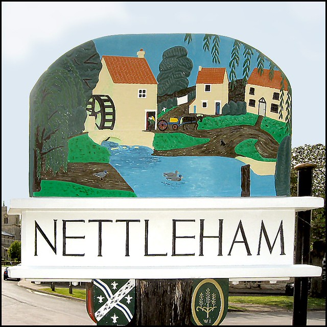 Village Sign, Nettleham, Lincolnshire