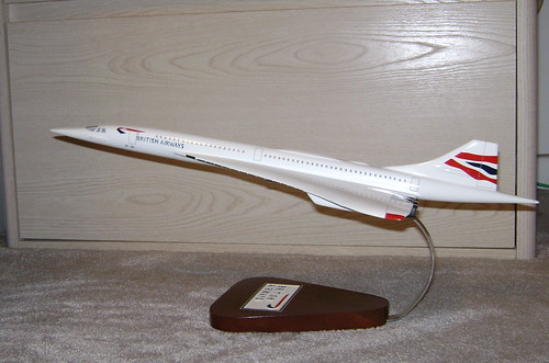 Concorde Model Side View