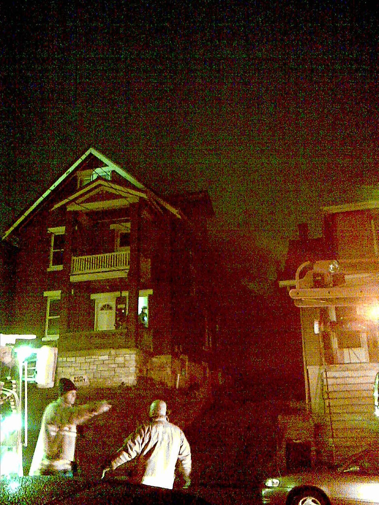 Burning house