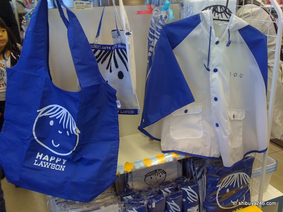 Thee shirts and bags look cool.