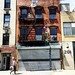 @jr & @osgemeos collaboration #streetart #pasting #spray #NYC