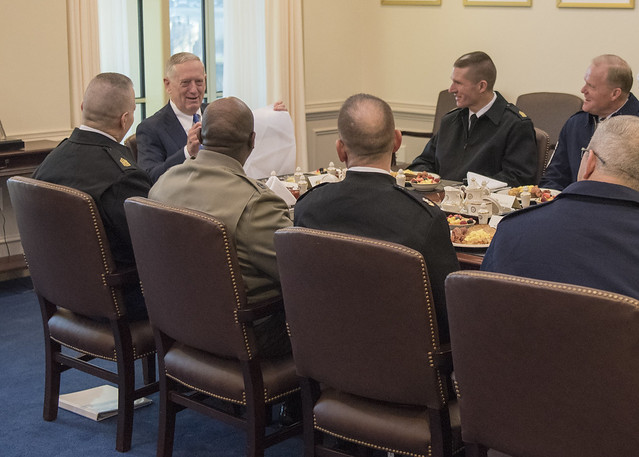 SECDEF Meets With Senior Enlisted Leaders