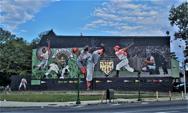 The Philadelphia Stars Negro League Baseball Mural