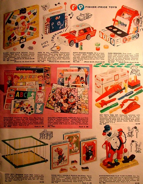 Fisher-Price, Knickerbocker, Gong Bell & Saalfield Toys, Puzzles & Games