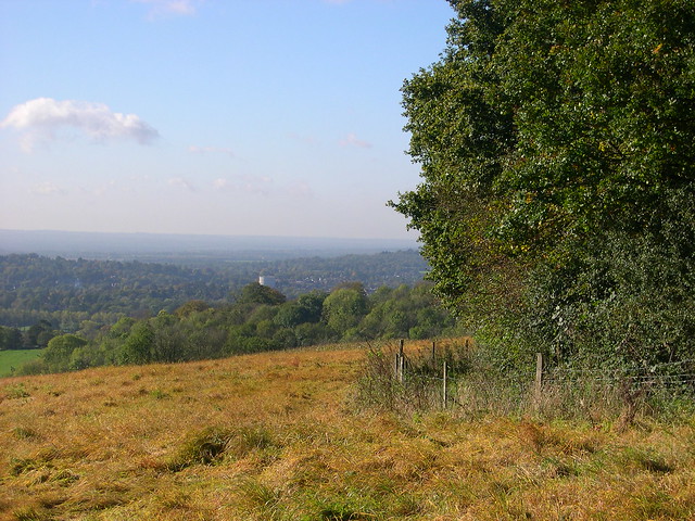 Looking back towards Oxted