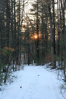 Follow the path to the setting sun