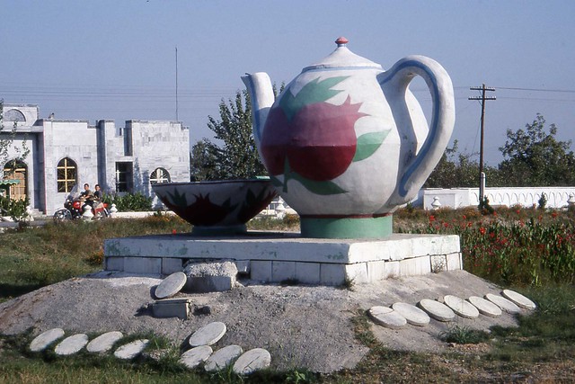 Tea Time, Fergana Valley, Uzbekistan, Sept 2002