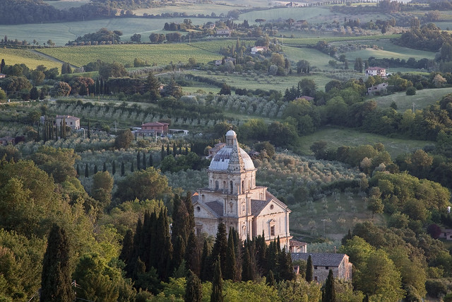 Toscana - San Biagio church outside Montepulciano