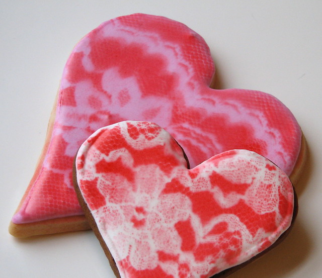 Lacy Valentine Hearts