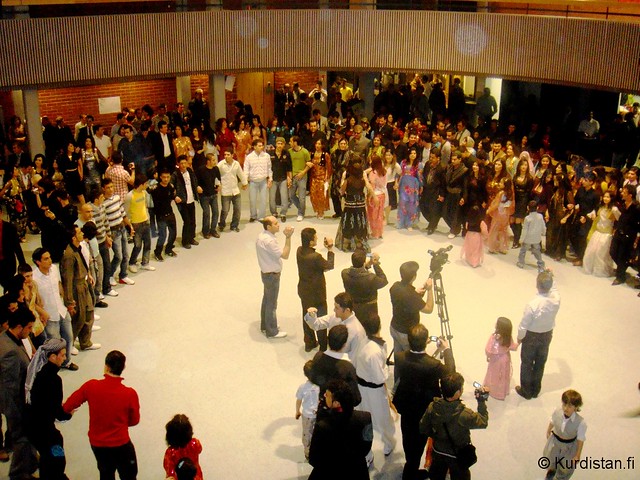 Newroz 2009 in Finland: Kurdish dance